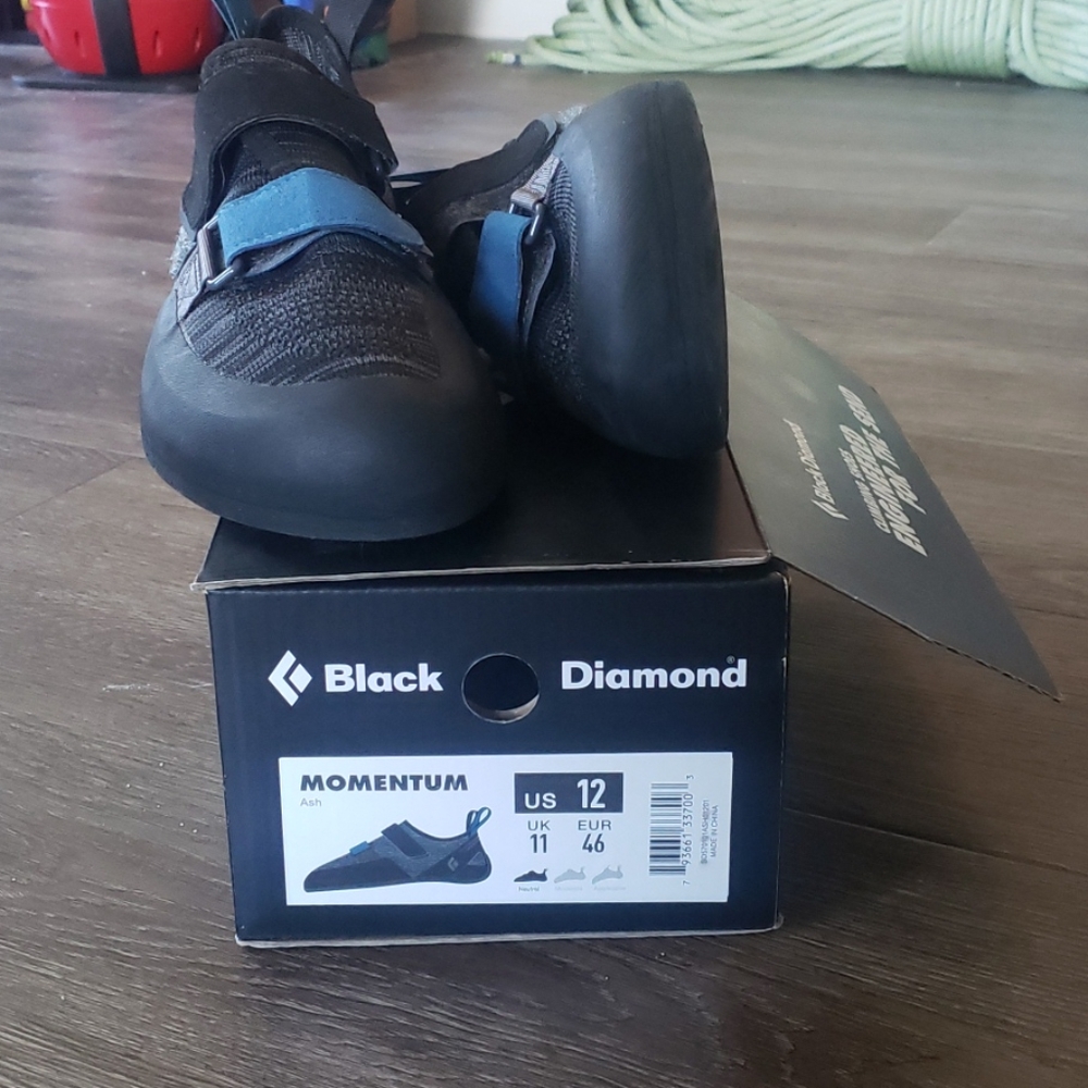 Black Diamond climbing shoes